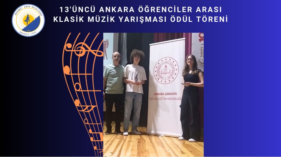 ÇANKAYA MİLLİ EĞİTİM MÜDÜRLÜĞÜNCE DÜZENLENEN KLASİK MÜZİK YARIŞMASI
