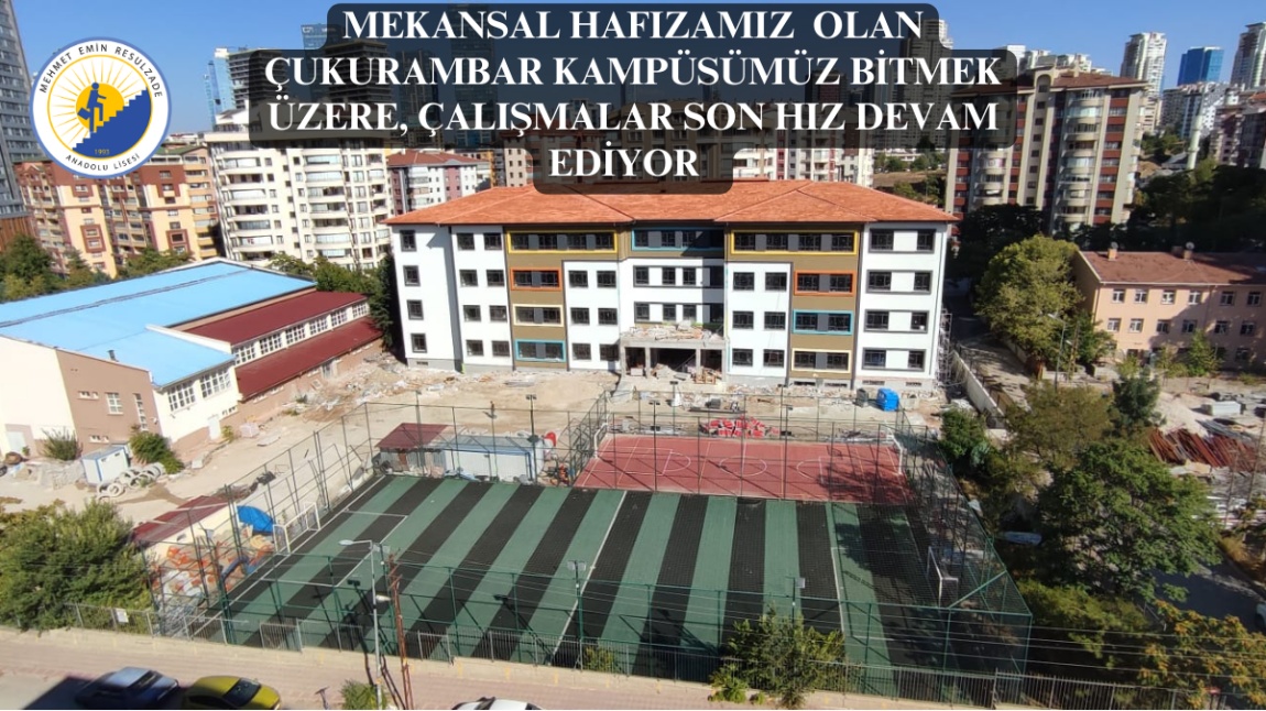MEKÂNSAL HAFIZAMIZ OLAN ÇUKURAMBAR KAMPÜSÜMÜZE DÖNÜŞÜMÜZ İÇİN GERİ SAYIM ZAMANI 
