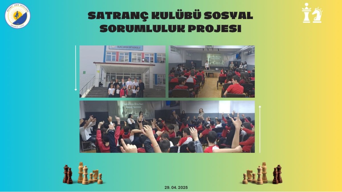 SATRANÇ KULÜBÜ SOSYAL SORUMLULUK PROJESİ