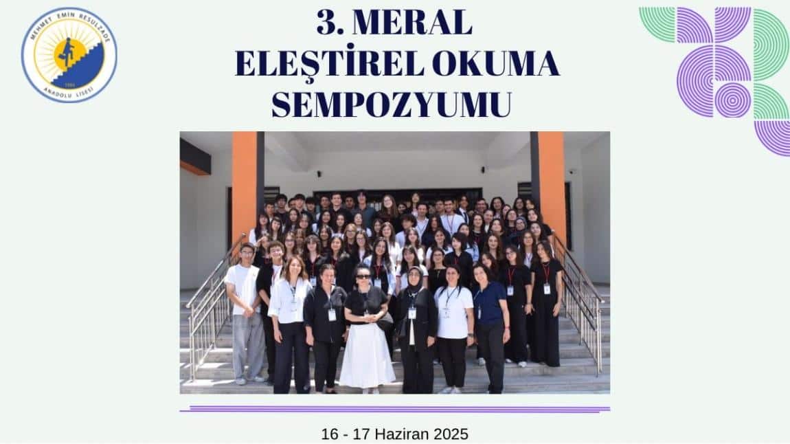 MERAL 3. ELEŞTİREL OKUMA SEMPOZYUMU